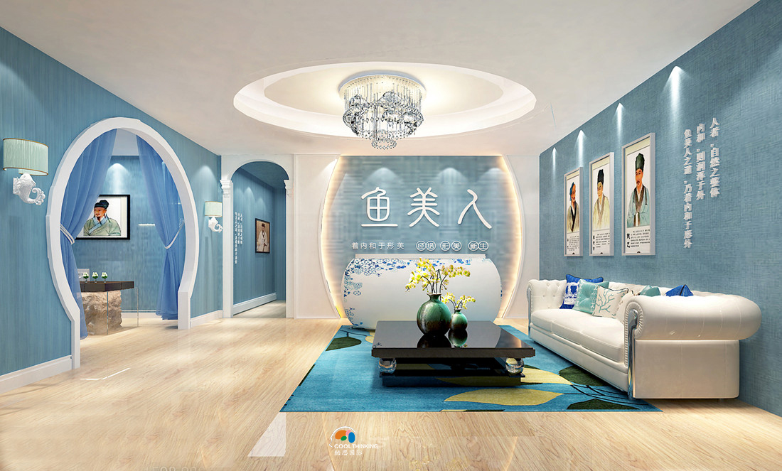 云南昆明醫(yī)療美容設(shè)計 中式歐式混搭風格整形醫(yī)院裝修設(shè)計